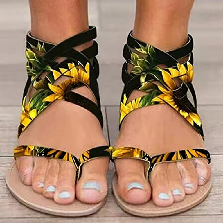 Bohemian flat online sandals