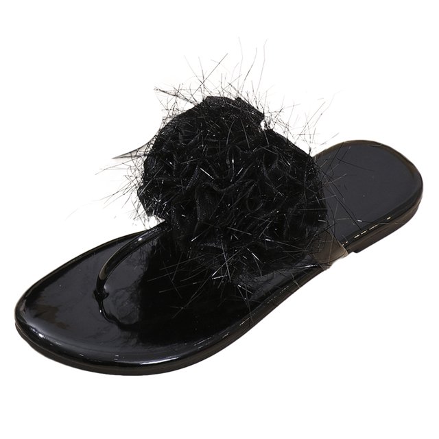 Womens Sandals Dressy Casual Summer Casual Glitter Flower Glossy Beach