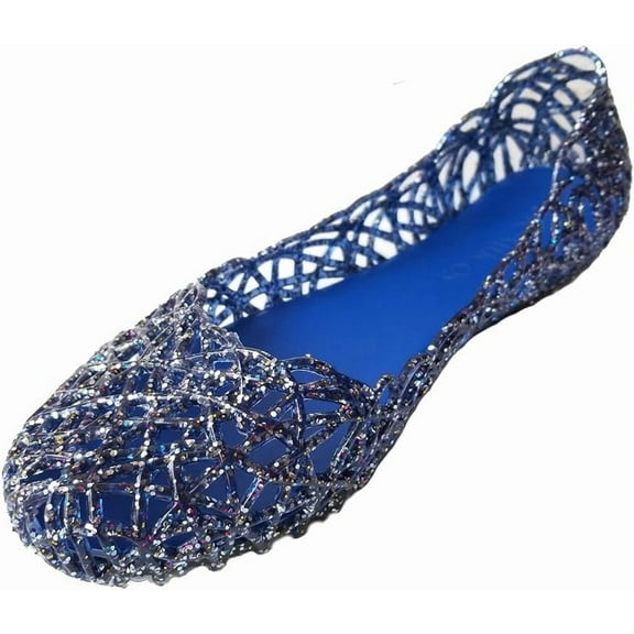 Womens Sandals Flat Jelly Shoes Slip On Hollow Out Loafers