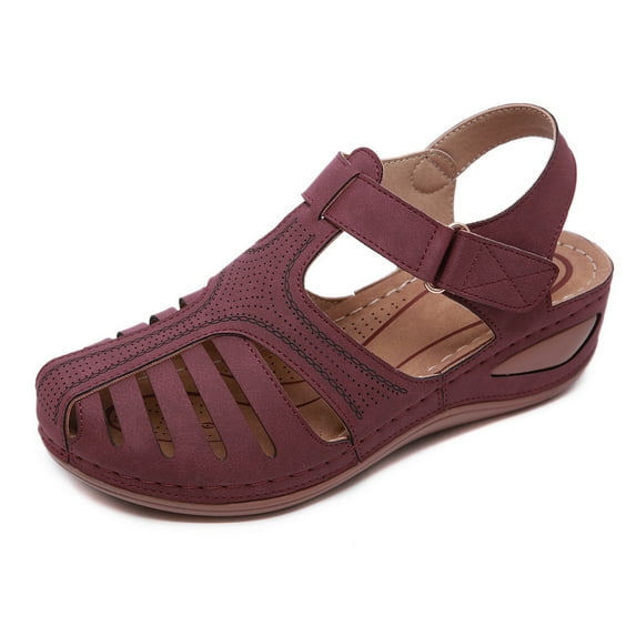Womens Sandals Flip Flops for Women with Arch Support Summer Casual Wedge Thong Shoes Comfortable Platform Walk Sandal A8