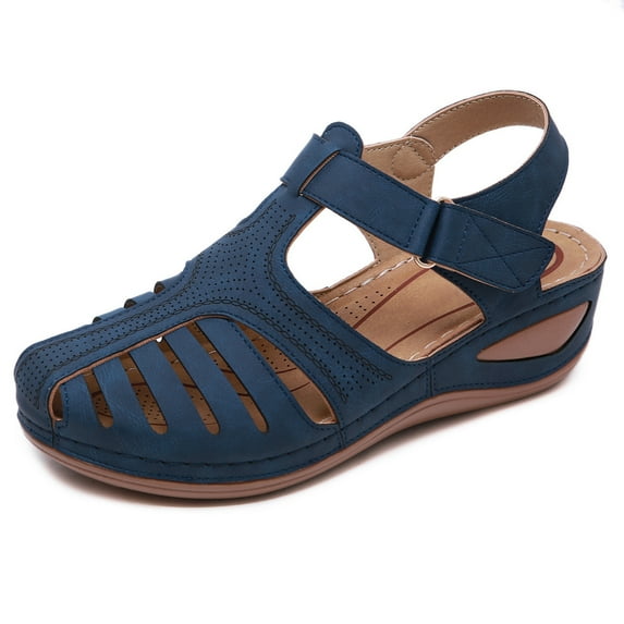 Womens Sandals Flip Flops for Women with Arch Support Summer Casual Wedge Thong Shoes Comfortable Platform Walk Sandal A8