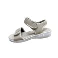 thumbnail image 1 of Womens Sandals Wedge Breathable Open Toe Summer Women's Trendy Solid Color Ankle Strap Women Footwear Comfortable Walking Beach Sandals for Women Beige 6, 1 of 9