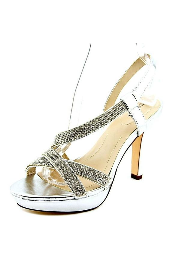 Womens Sandrah Open Toe SlingBack Platform Pumps