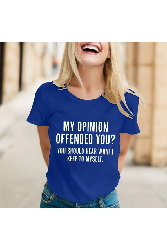 Womens Sarcastic T Shirts With Funny Sayings Novelty Graphic Tees For Women Medium Pack Exercise Shirt Women Loose Womens T Shirt Short Sleeve T Shirt Women Womens T Shirts Multiple Pack Shirt Women
