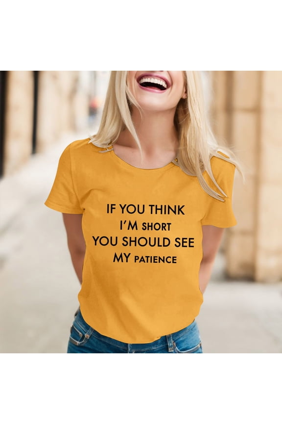 Womens Sarcastic T Shirts With Funny Sayings Novelty Graphic Tees For Women Womens Tops Short Sleeve Loose Fit Neck Long Sleeve Tops for Women Ladies Shirt Long Sleeve Womens Turtle Neck Long Sleeve