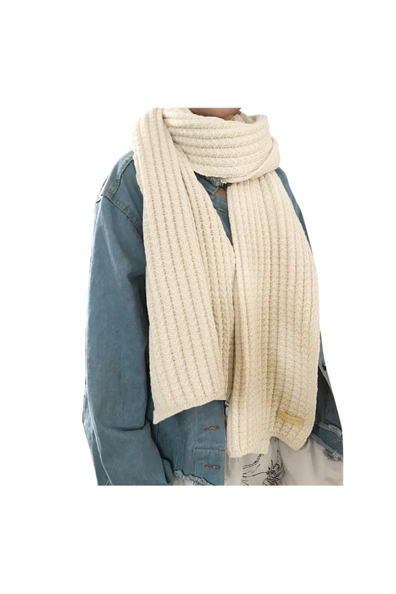 Womens Scarf Knitted Fashion Soft Woolen Thickening Warm Long 180CM Summer Winter Fall Shawl Wraps Scarfs