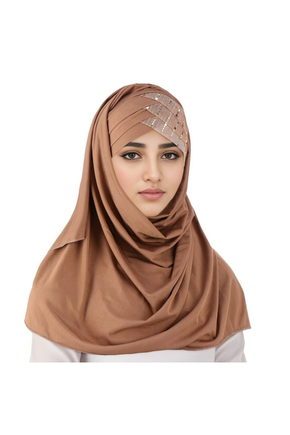 Womens Scarf Scarves for Women Lightweight Women Hat Ruffle Cancer Chemo Turban Wrap Cap Scarf Shawl