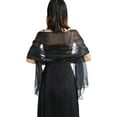 thumbnail image 1 of Womens Scarf Wrap Wedding Evening Solid Party Dress Accessory Summer Winter Fall Shawl Wraps Scarfs, 1 of 1
