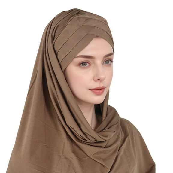 Womens Scarves Scarves for Women Lightweight Women Hat Ruffle Cancer Chemo Turban Wrap Cap Scarf Shawl