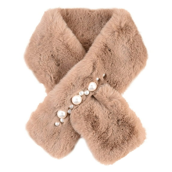 Womens Scarves Winter Scarf for Women Scarf Autumn And Winter Thickened Solid Color Cute Plush Fashionable Thickened Warm Scarf