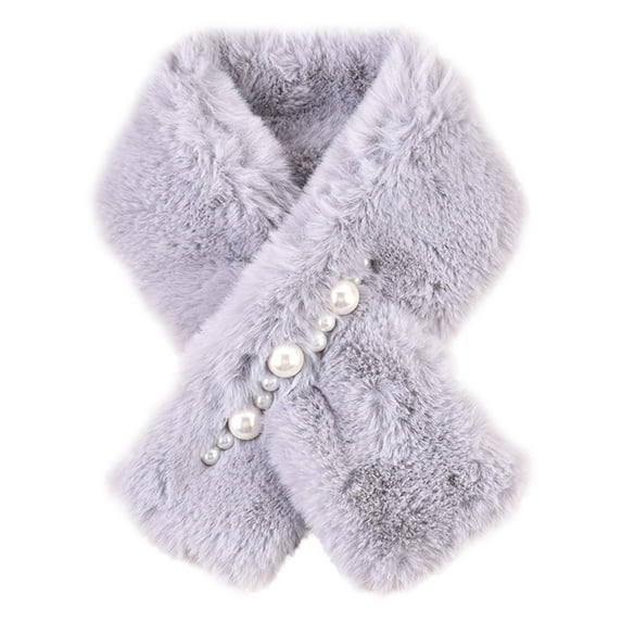 Womens Scarves Winter Scarf for Women Scarf Autumn And Winter Thickened Solid Color Cute Plush Fashionable Thickened Warm Scarf