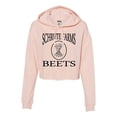 thumbnail image 1 of Womens Schrute Farms Beets Cropped Hooded Sweatshirt, 1 of 1
