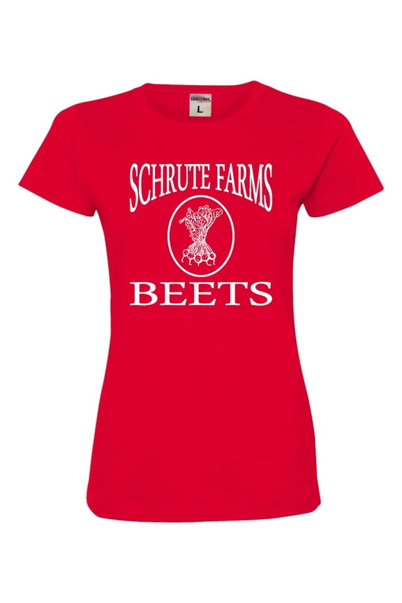 Womens Schrute Farms Beets Deluxe Soft T-Shirt