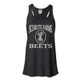 thumbnail image 1 of Womens Schrute Farms Beets Flowy Racerback Tank Top T-Shirt, 1 of 1
