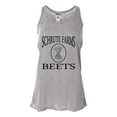 thumbnail image 1 of Womens Schrute Farms Beets Flowy Racerback Tank Top T-Shirt, 1 of 1