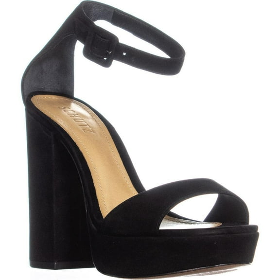 Womens Schutz Mikella Ankle Strap Sandals, Black