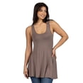 thumbnail image 1 of Womens Scoop Neck Flared Tank Top, 1 of 11