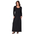 thumbnail image 1 of Womens Scoop Neck Shimmery Maxi Dress, 1 of 9