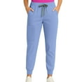 thumbnail image 1 of Womens Scrub Pants Jogger 4 Way Stretch Nurse Cargo Pants with Pocket Comfortable Medical Work Pants Blue XL, 1 of 5
