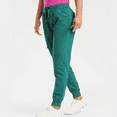 thumbnail image 1 of Womens Scrub Pants Soft Stretch Yoga Style Summer Pants with Pockets Plus Size Slim Fit Jogger Scrubs Pants for Women Tall Green S, 1 of 7