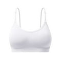 thumbnail image 1 of Womens Seamless Bra No Underwire Comfortable Push Up Wireless Yogo Bralette Full Coverage Sport Everyday Bra (XL, White), 1 of 5