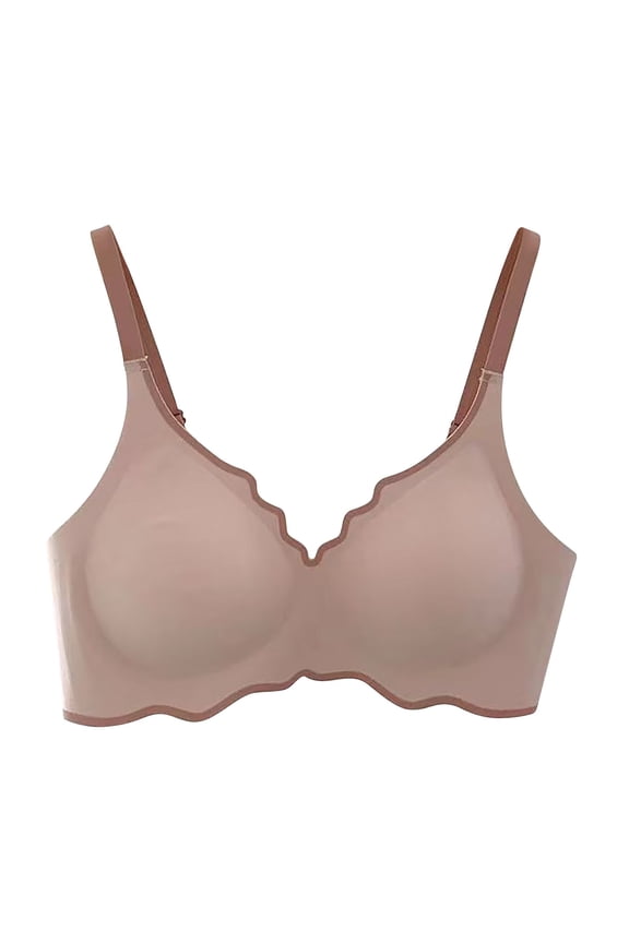 Womens Seamless Bras ABC Cup Wireless Bralettes for Women Push Up Lightly Lined Comfortable Everyday Tshirt Bra