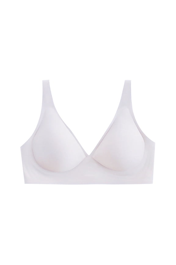 Womens Seamless Bras BC Cup Deep V Bra for Women Push Up No Underwire Lightweight Comfortable Underwear Bra