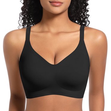 Womens Seamless Bras No Underwire Push Up Bralettes Full Coverage Comfort Wireless Bra Convertible T Shirt Bras