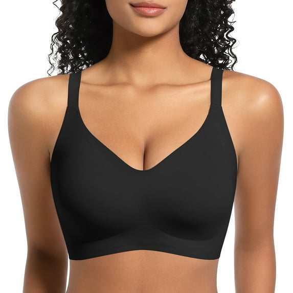 Womens Seamless Bras No Underwire Push Up Bralettes Full Coverage Comfort Wireless Bra Convertible T Shirt Bras