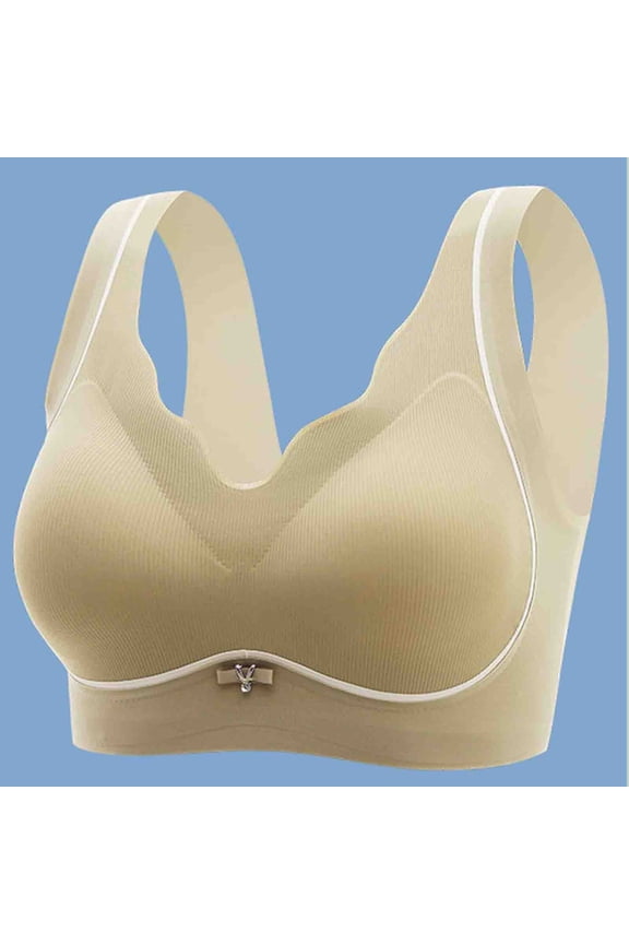 Womens Seamless Bras No Underwire Push Up Bralettes for Women ABC Cup Lightly Lined Comfortable Sport Bras