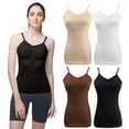 thumbnail image 1 of Womens Seamless Camisole with Built In Bra Tummy Control Comfortable Shapewear Tank Top, 1 of 8