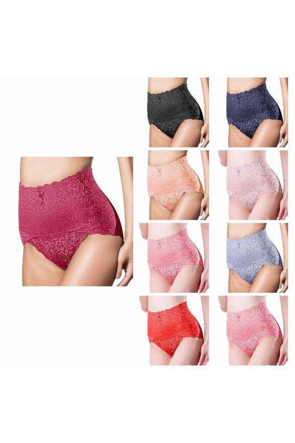 Womens Seamless Lace Panties, High Waist Comfortable Underwear for Women, Multi Sizes Available
