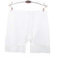 thumbnail image 1 of Womens Seamless Lace Safety Pants Modal Mid-Waist Solid Color Anti-Light Safety Boxer Shorts, 1 of 2
