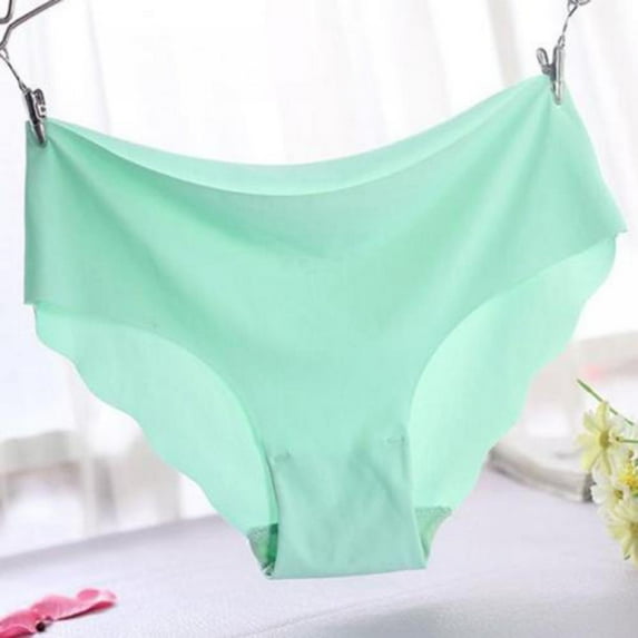 Womens Seamless Laser Cut Brief Panties Hipster Soft Stretch Underwear Pack of 6