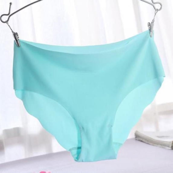 Womens Seamless Laser Cut Brief Panties Hipster Soft Stretch Underwear Pack of 6