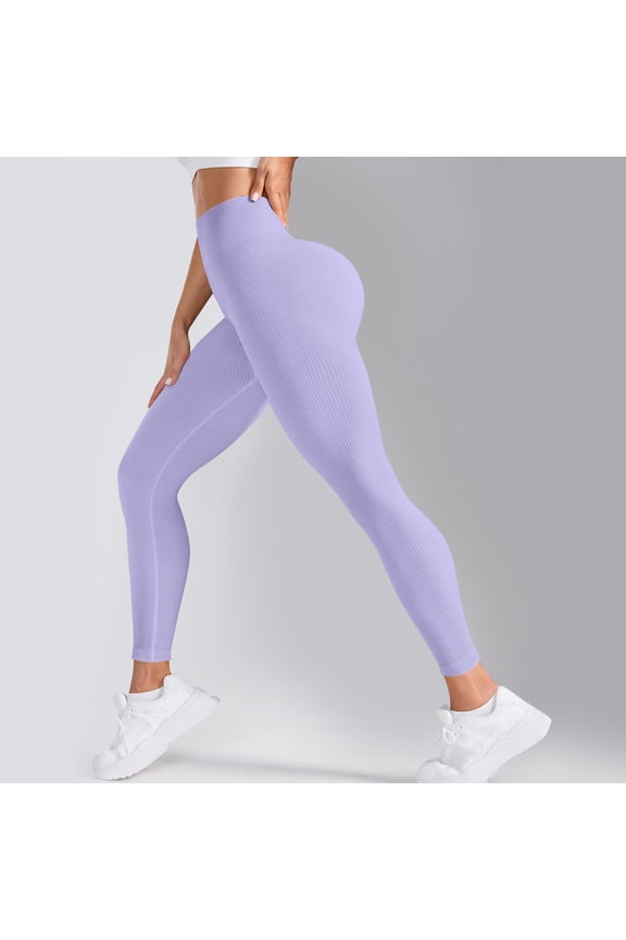 Womens Seamless Leggings High Waist Butt Lifting Yoga Pants Workout Running Squat Proof Breathable Fitness Womens Leggings