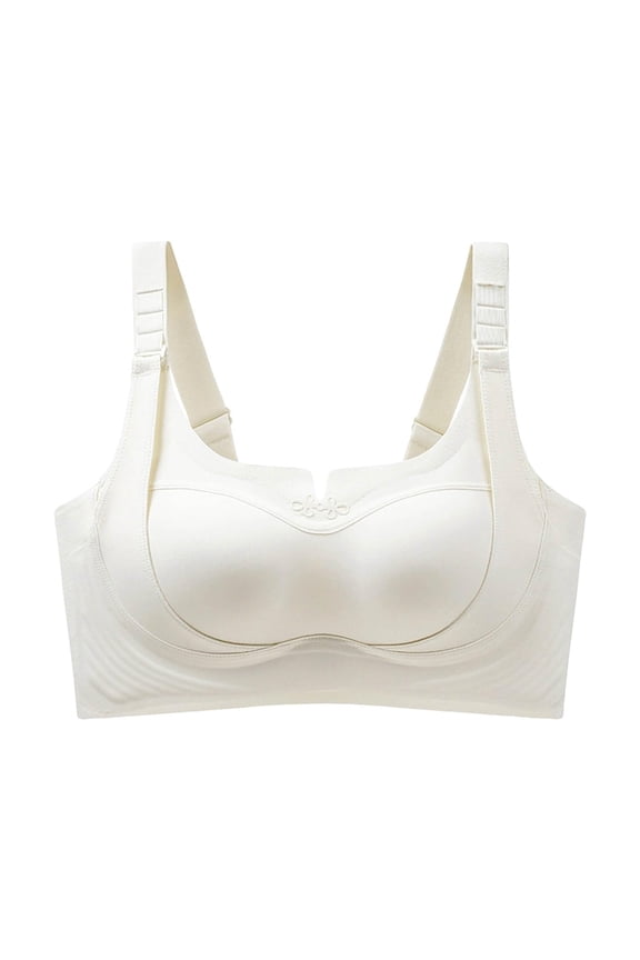 Womens Seamless Lift Bras Push Up Custom Bust Shaping Bra Full Coverage Wireless Comfy Soft Bralettes for Seniors Ladies Supportive Anti-Sagging Everyday Breathable No Underwire Bras