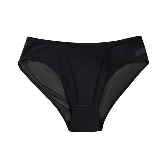 Womens Seamless No Show Underwear Plus Size Bikini Panties - Invisible, Comfort, Black, 1XL 4XL,Size 3XL