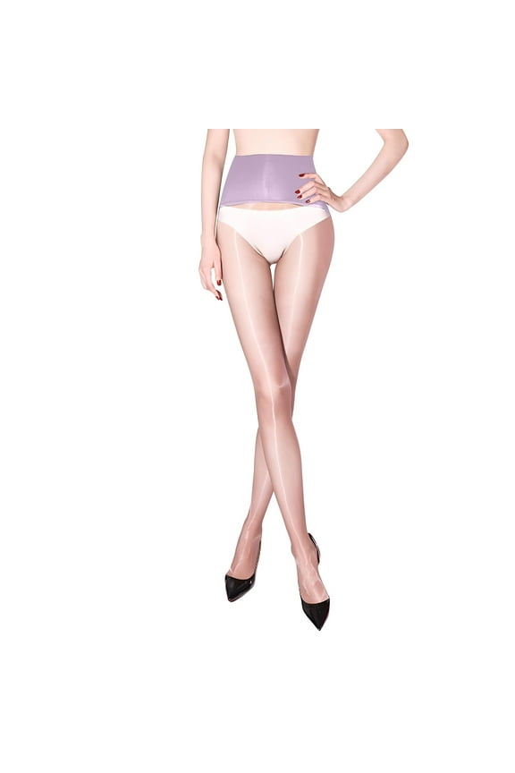 Womens Seamless Ribbed Sheer Tights Ultra Soft Stretchy All Day Comfort Invisible Under Clothing