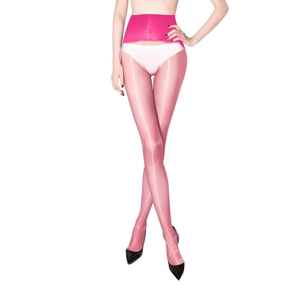 Womens Seamless Ribbed Sheer Tights Ultra Soft Stretchy All Day Comfort Invisible Under Clothing