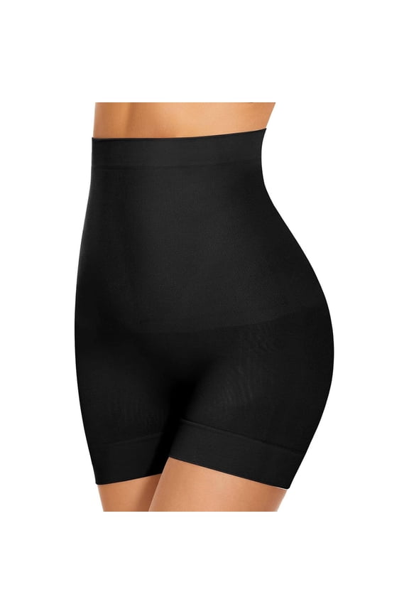 Womens Seamless Shaping Boyshorts Panties,High Waisted Shapewear for Women Tummy Control Shorts for Under Dresses