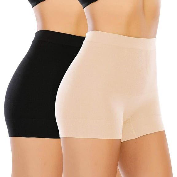Womens Seamless Shaping Boyshorts Panties Tummy Control Underwear Slimming Shapewear Shorts