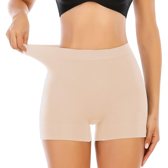 Womens Seamless Shaping Boyshorts Panties Tummy Control Underwear Slimming Shapewear Shorts