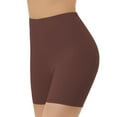 thumbnail image 1 of Womens Seamless Shaping Boyshorts Panties Underwear Shapewear Shorts Boy Cut Underwear Women Microfiber Women's Panties 22/ 24 Remote Control for Women Pleasure Seamless on Clearance S Brown, 1 of 5