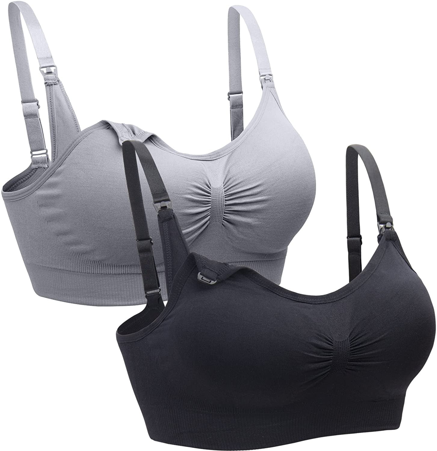 Womens Seamless Sleep Nursing Bra for Breastfeeding Clip Down Maternity