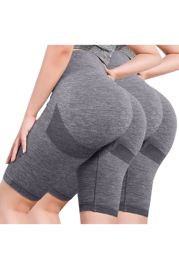 Womens Seamless Training Shorts High Waisted Workout Leggings Quick Dry Tummy Control Yoga Pants for Spin Class Beach Vacations Essentials