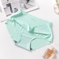 thumbnail image 1 of Womens Seamless Underwear Full Coverage No Show Hipster Panties Sexy Stretchy Invisible Briefs Bikini Lingerie, 1 of 5
