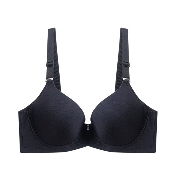 Womens Seamless Underwire Bra Underwire Bras for Women Lightweight Convertible Straps Solid Underwear Daily Bra with Adjustable Shoulder Strap