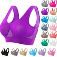 thumbnail image 1 of Womens Seamless Wireless Bras Sports High Support Sports Bra Wirefree Yoga Bra for Women, 1 of 3