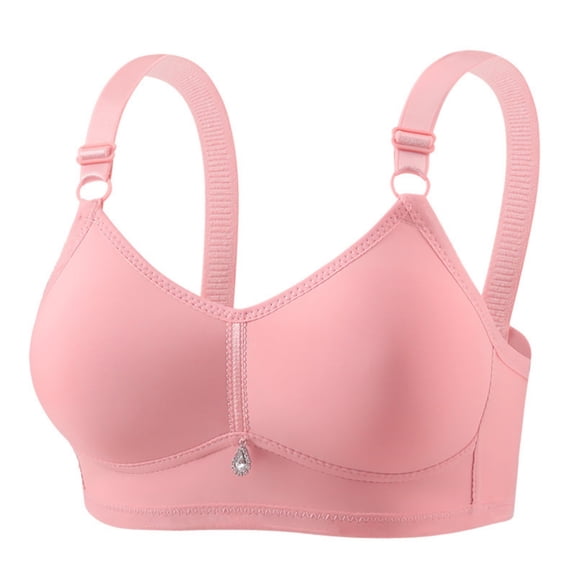 Womens Seamless Wireless Supportive Bra Push Up Comfort Soft No Underwire Full Coverage T-Shirt Bralette